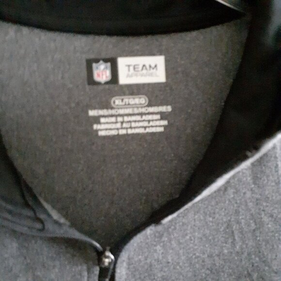 Miami Dolphins NFL Team Apparel 1/4 Zip Long Sleeve Jacket Mens XL New - Picture 4 of 8